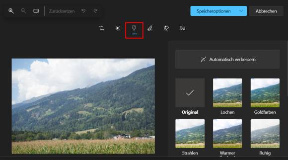 Bild 7: Verbessern Sie Ihre Fotos mit einem einzigen Klick merklich