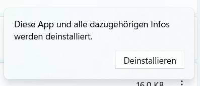 Bild 8: Auch in diesem Fall warnt Windows Sie vorsorglich