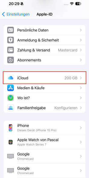 Bild 3: Auch Backups in der iCloud lassen sich mittlerweile verschlüsseln