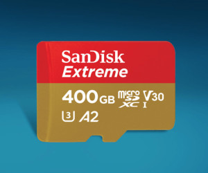 Sandisk zeigt flotte microSD-Karte mit 400 GByte